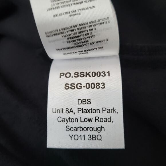 SikSilk youth overhead hoodie in black Size 15 - Picture 11 of 14